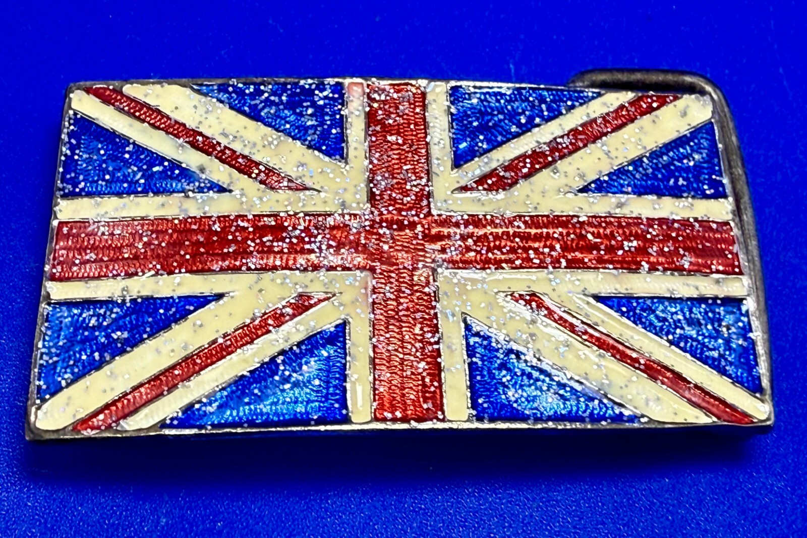 Union Jack British Flag Great Britain United Kingdom UK Patriotic Belt Buckle