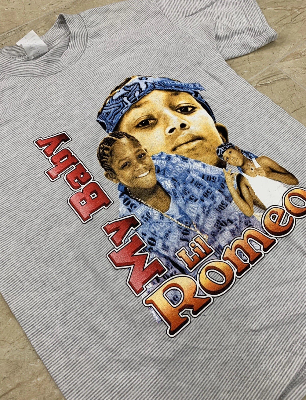 Vintage Lil Romeo Shirt Sz S Rap Hip Hop 90s 2000s No Limit Master P My Baby