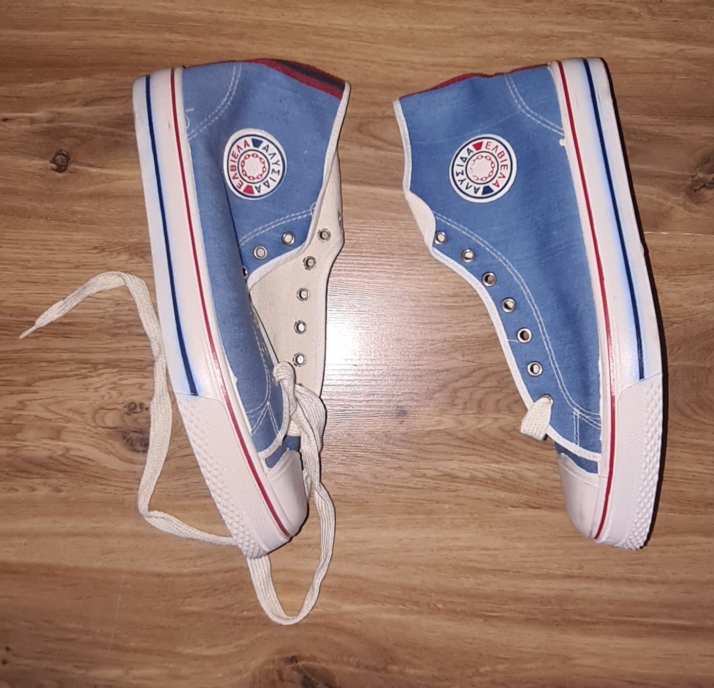 Vintage 70s ALISIDA ΑΛΥΣΙΔΑ / ΕΛΒΙΕΛΑ PVC sneacker shoes US11 size/EU45