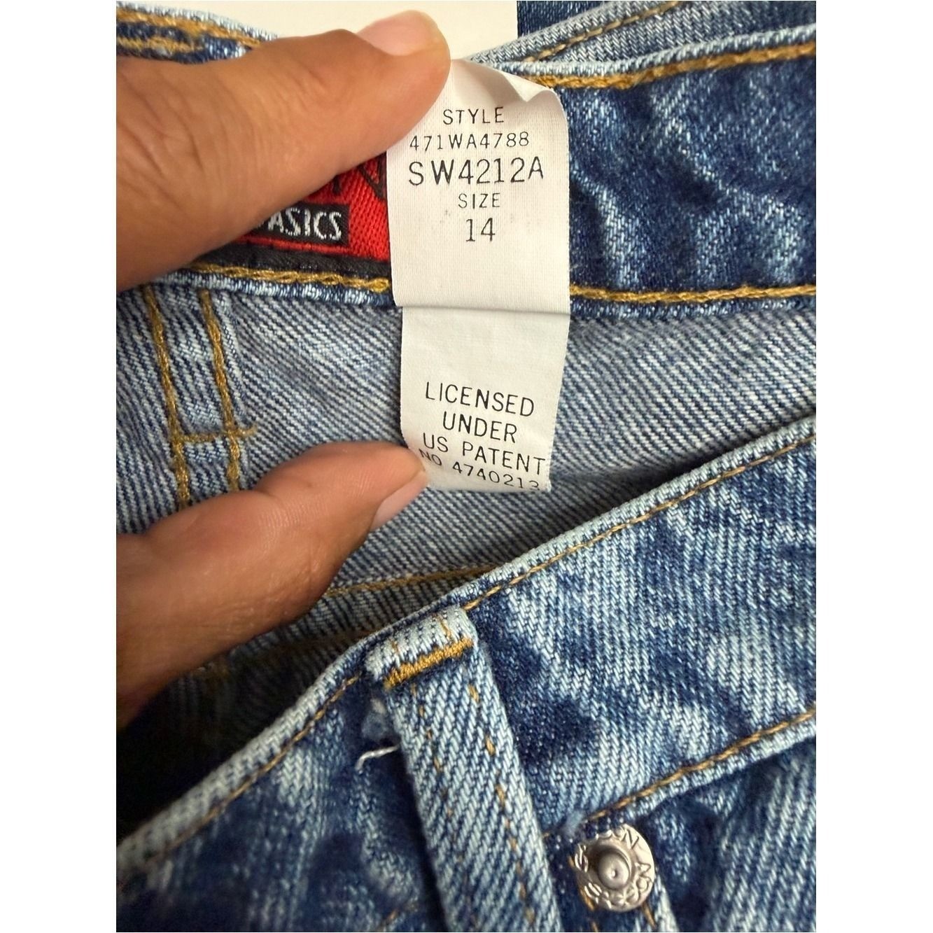 Sasson Vintage Modern Basics Mom Jeans Womens Size 14 High Rise Tapered USA