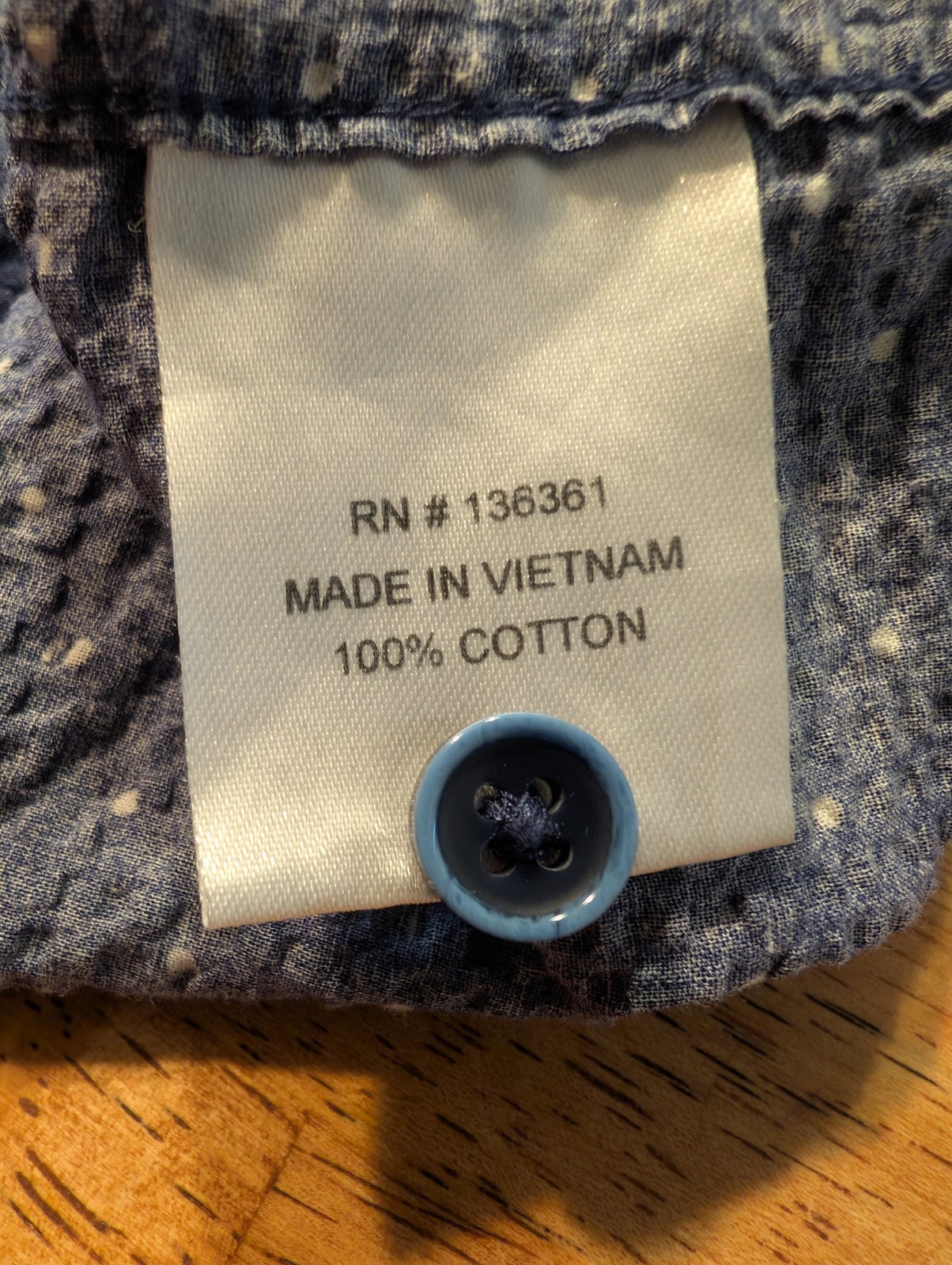 Vintage Italia 1958 Blue Polka‑Dot Cotton Shirt Contrast Trim Retro Y2K Size XL