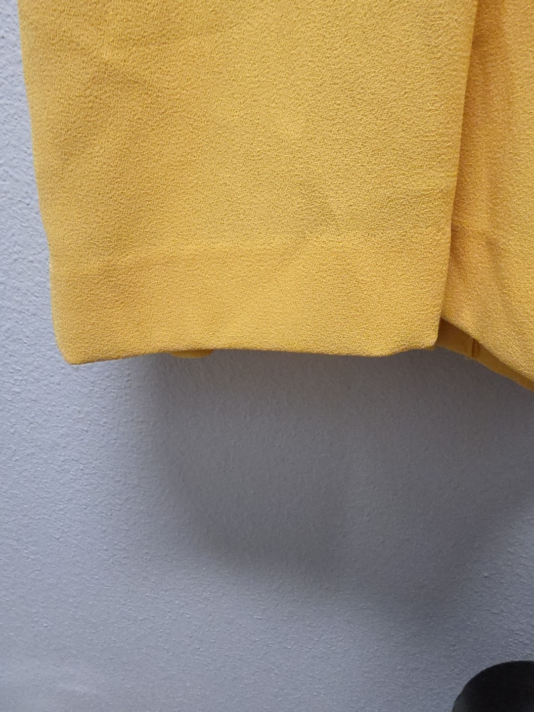 VTG Andrea Gayle Dress 4 Slit In Back Yellow Button Up Classy Old Money Church