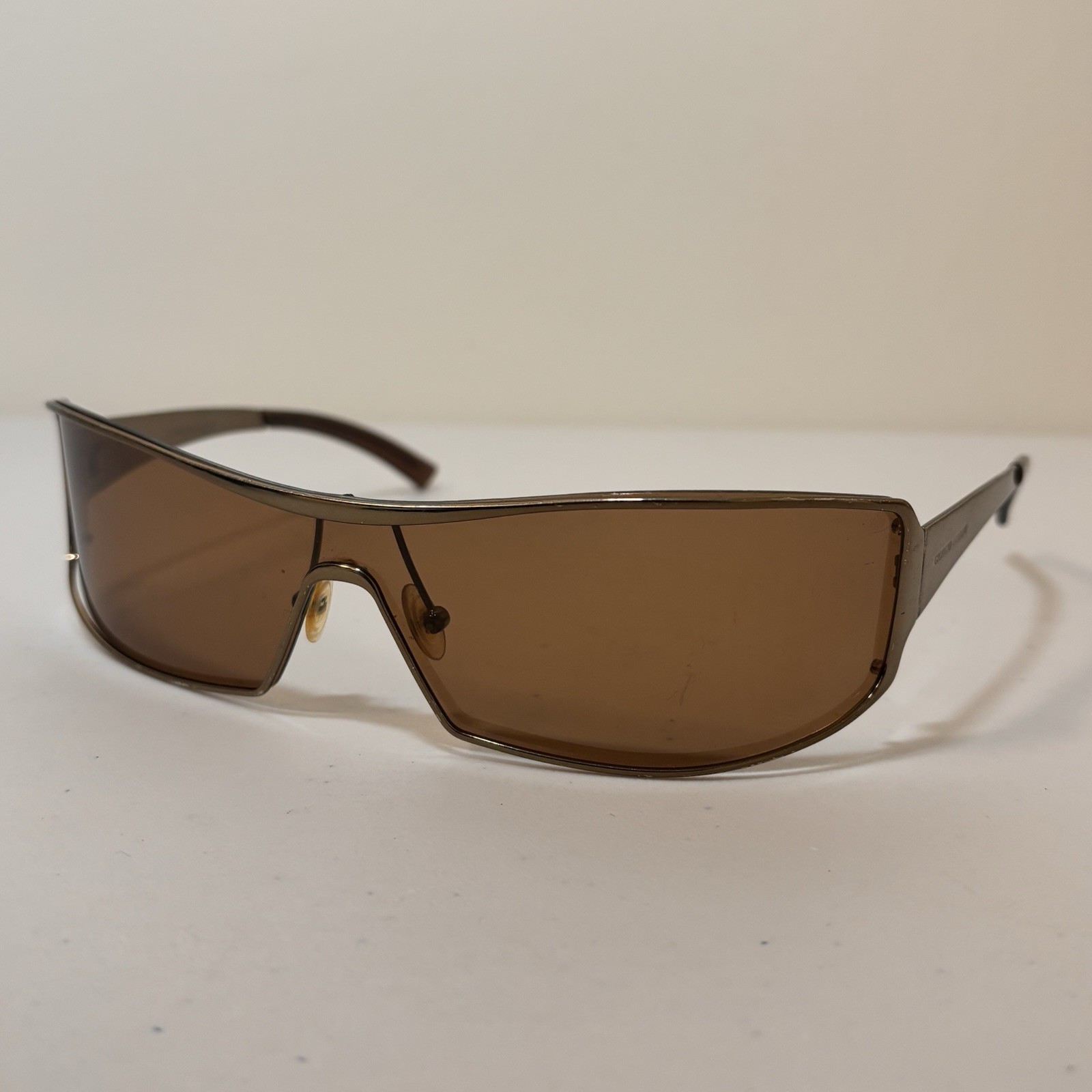 Vintage Giorgio Armani Brown Wrap Sunglasses GA 64/S Unisex BG6