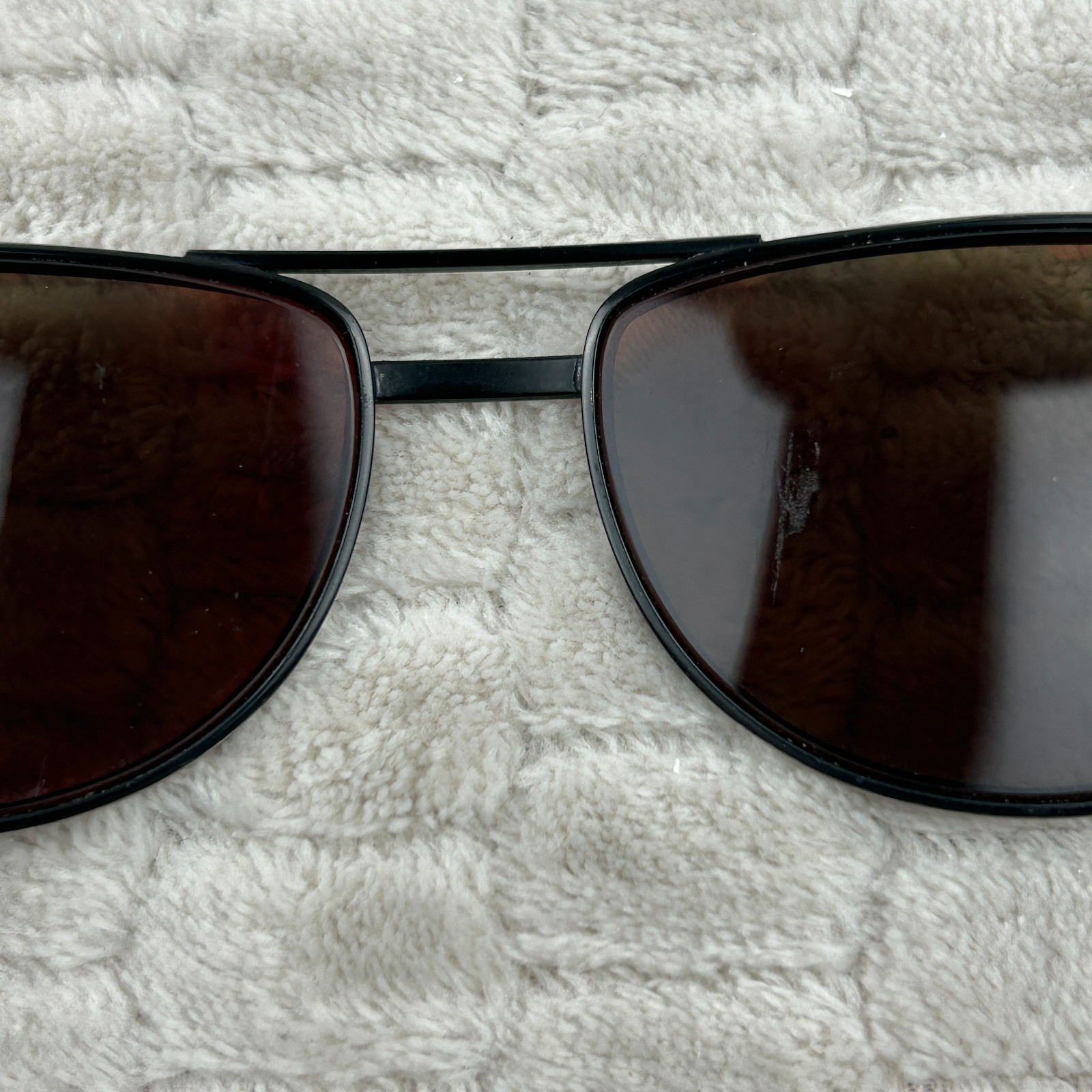 Vintage Arnet Pilot Sunglasses Black/ Grey Worn See Photos