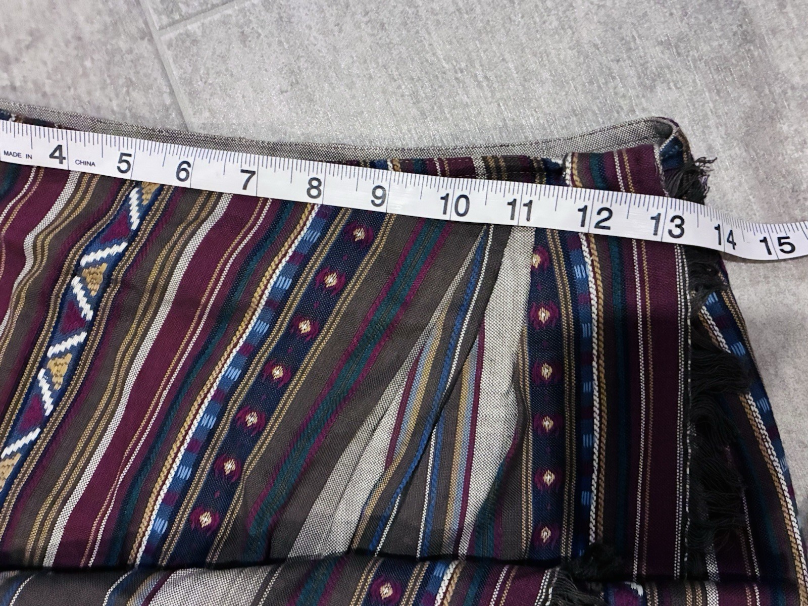 Neutral brown Western Wrap Maxi Skirt small waist 27.5” Boho Festival granola