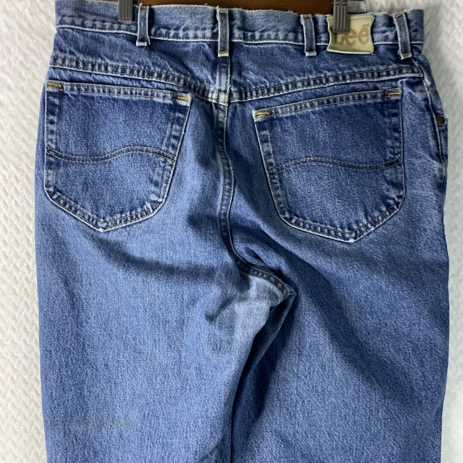 Vintage Lee Jeans Mens 36/33 Regular Fit Straight Leg