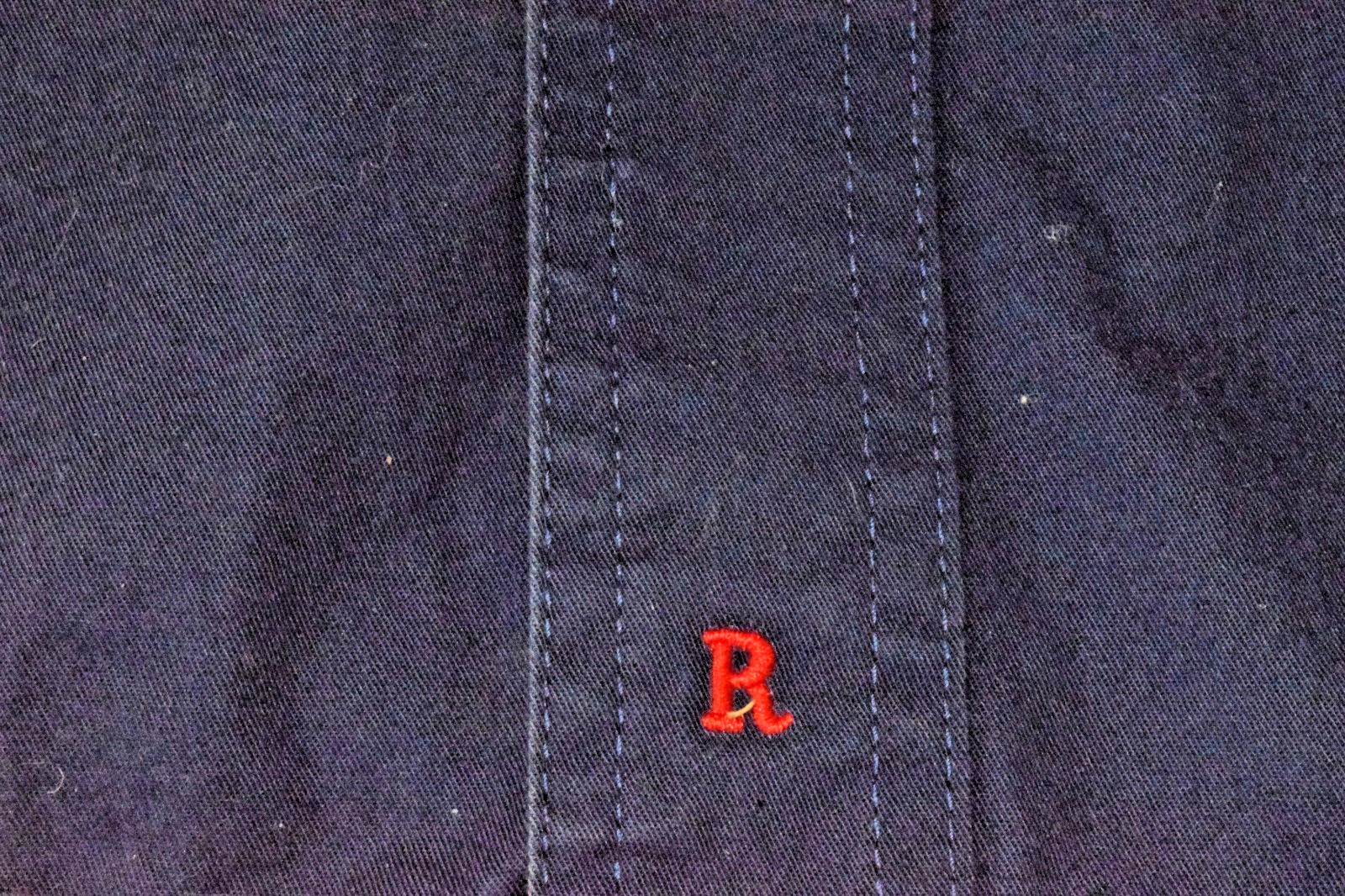 Vintage Resistol Western Silver Snaps Shirt Size XL/2XL 70s Navy Blue