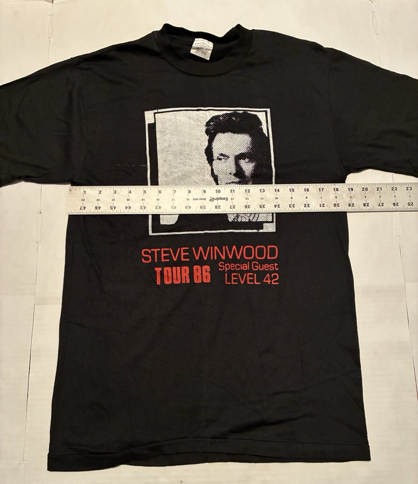 80s Steve Winwood Back in the High Life Rare Single Stitch Band Tee TRUE VINTAGE