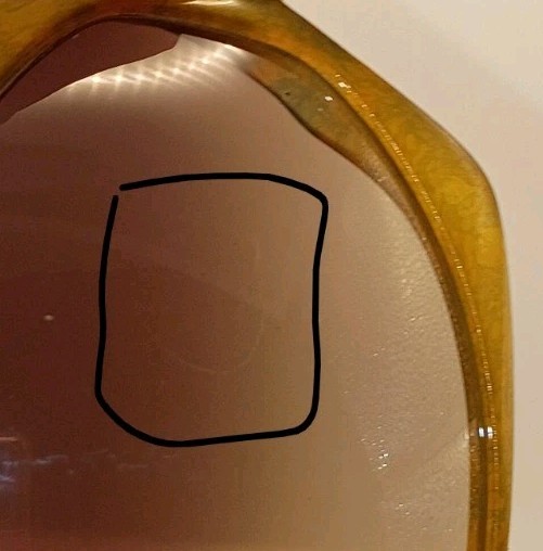 Rare Vtg. 1970s Christian Dior 2025-80 Sunglasses Oversized Honey Optyl Germany