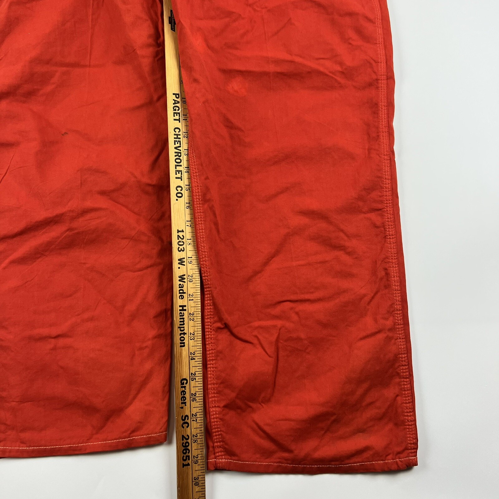 VTG Pointer Brand Overalls Wide Leg Game Day Tailgate USA 44×30 Clemson Auburn