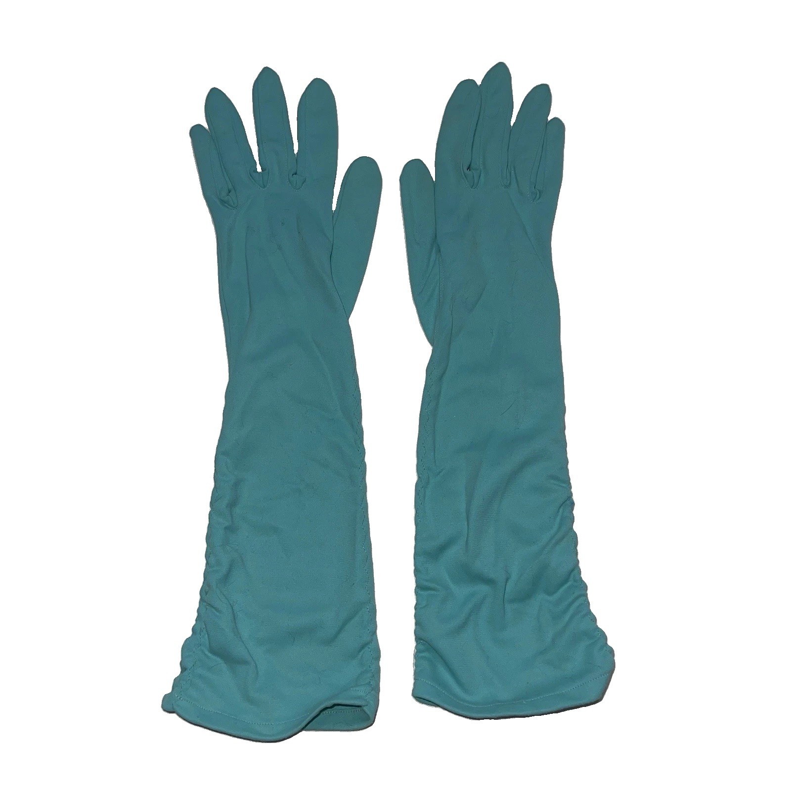 VTG MCM 50s/60’s Pair Light Blue Wear Right Women’s Gloves W. Germany Sz 6 1/2
