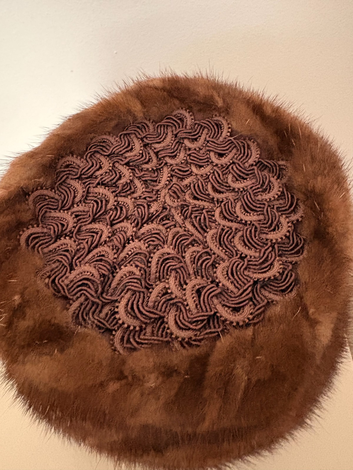 Vintage Mink Fur Hat by Mister T Exclusive w/ Original Meyers-Arnold Box