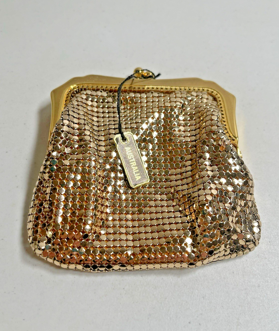 Glomesh Gold Coin Purse Original- Vintage