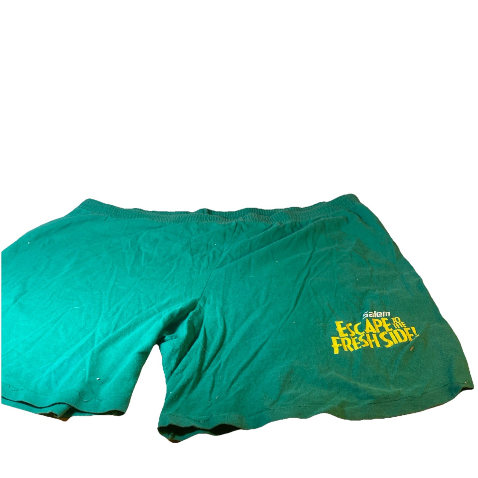 Vintage 1990s Salem Cigarettes Escape To The Fresh Side! XL Stretch Band Shorts