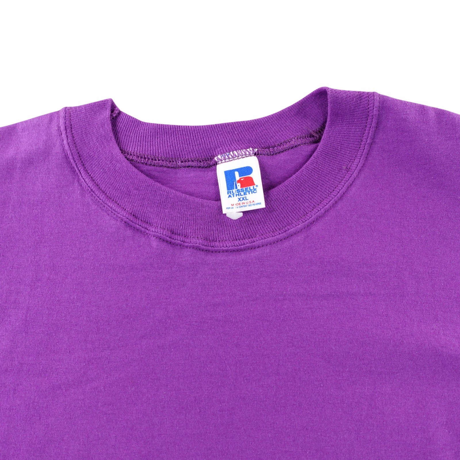 Russell Athletic T Shirt Mens XXL Purple Vtg 90s Made in USA NWT Blank