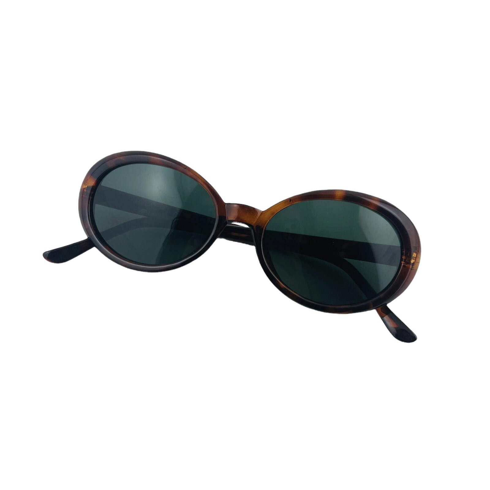 Authentic New Vintage women’s 90s tortoiseshell oval sunglasses