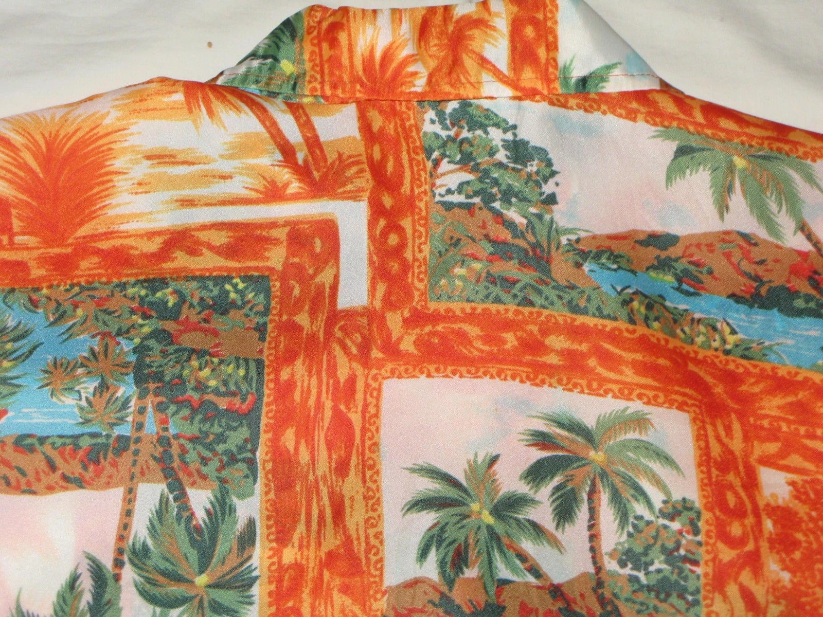 Vintage Waikiki Holiday Hawaiian Shirt Sz S 100% Polyester Korea Made