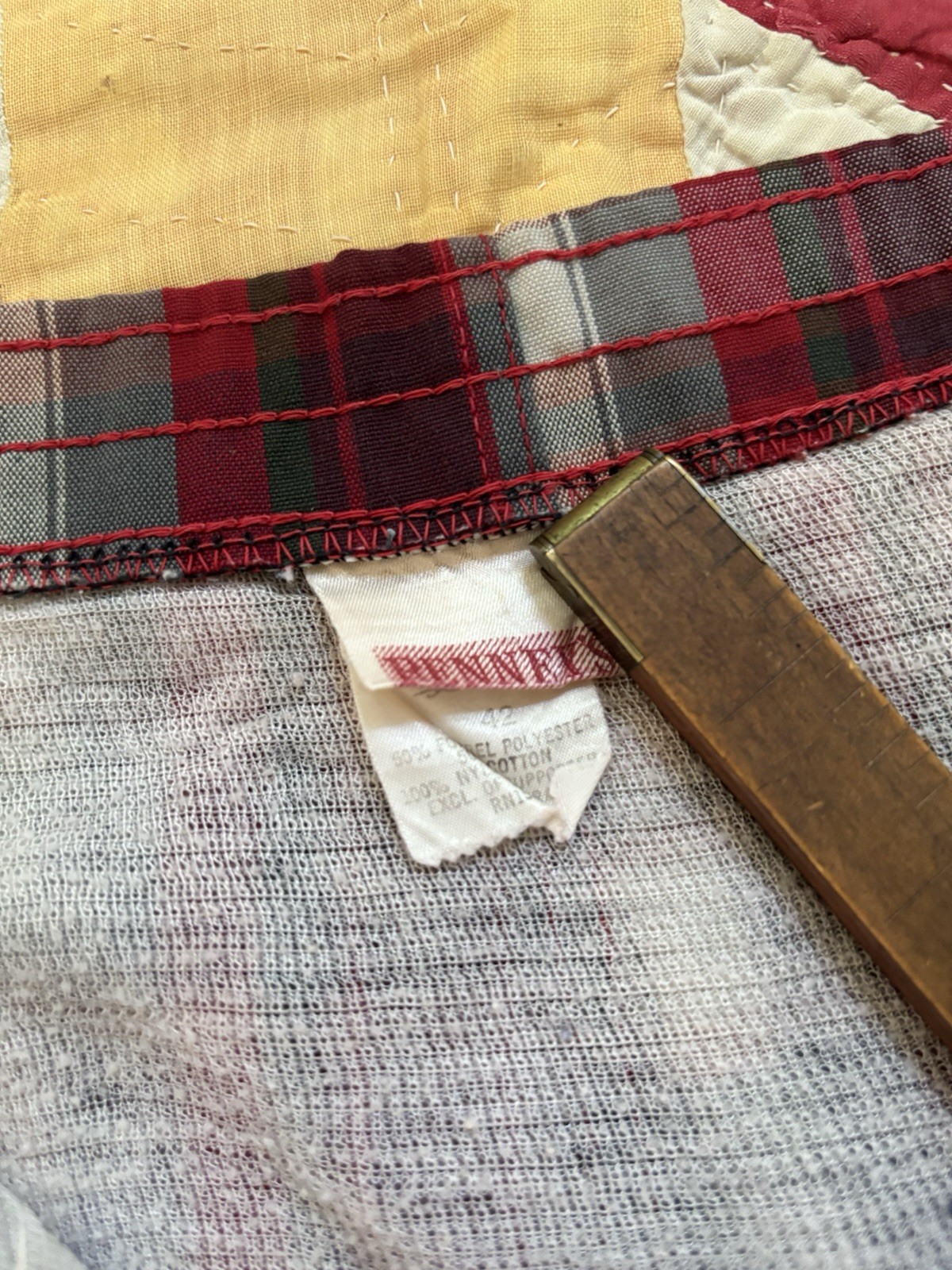 Vintage 50s 60s Penneys Plaid Swim Shorts Mens 40″ Waist Swimwear Sportswear