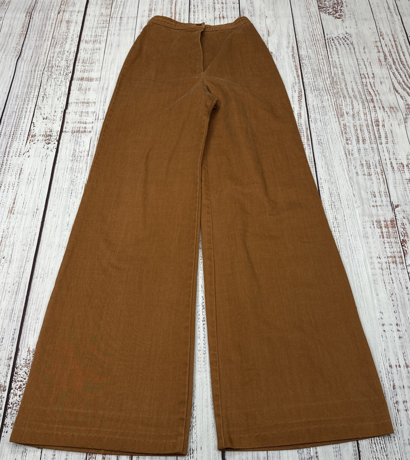 VTG 70’s High Waist Bell Bottoms Womens Sz. 22×30 Copper !See Description!