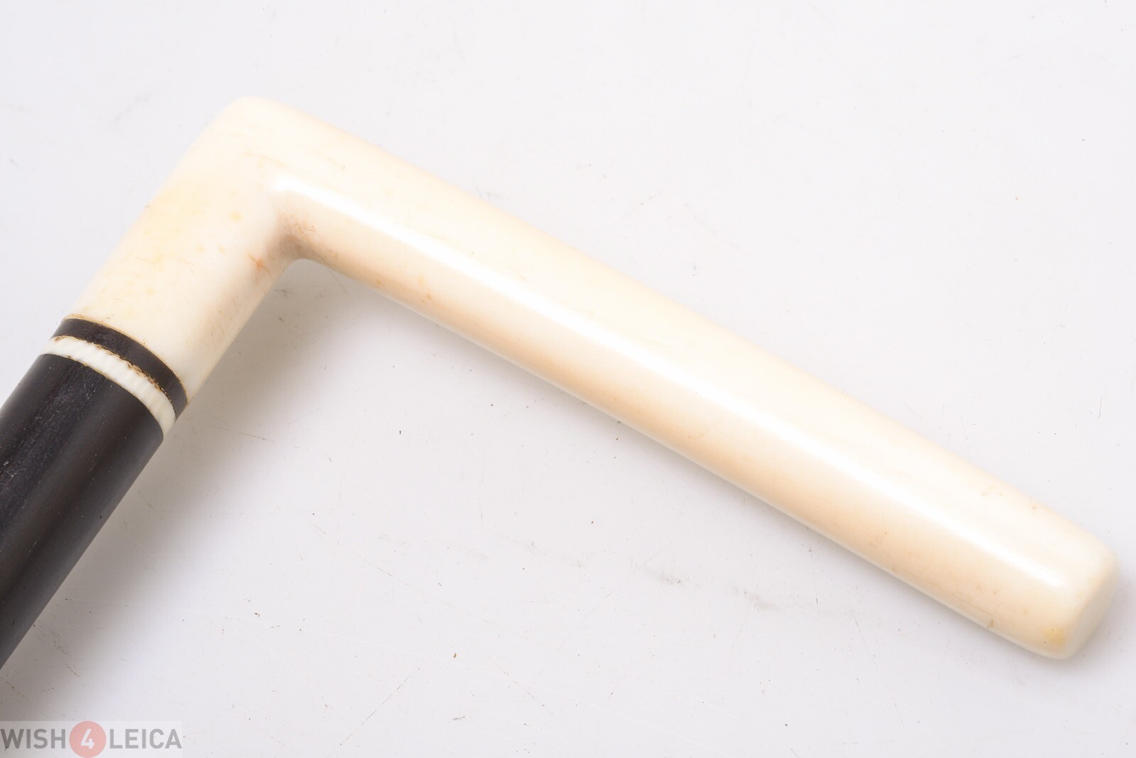 ✅ ANTIQUE CANE EBONISED WOOD WALKING STICK SWAGGER 13MM, 0.5” THIN 86.5CM, 34”