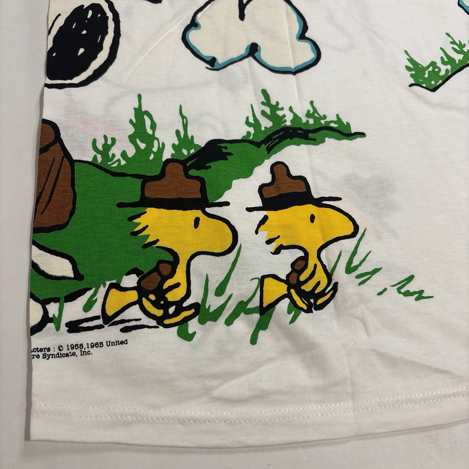 Vintage Jerzees Boy Scout Troop Snoopy USA Men’s Shirt Large 2 Sided