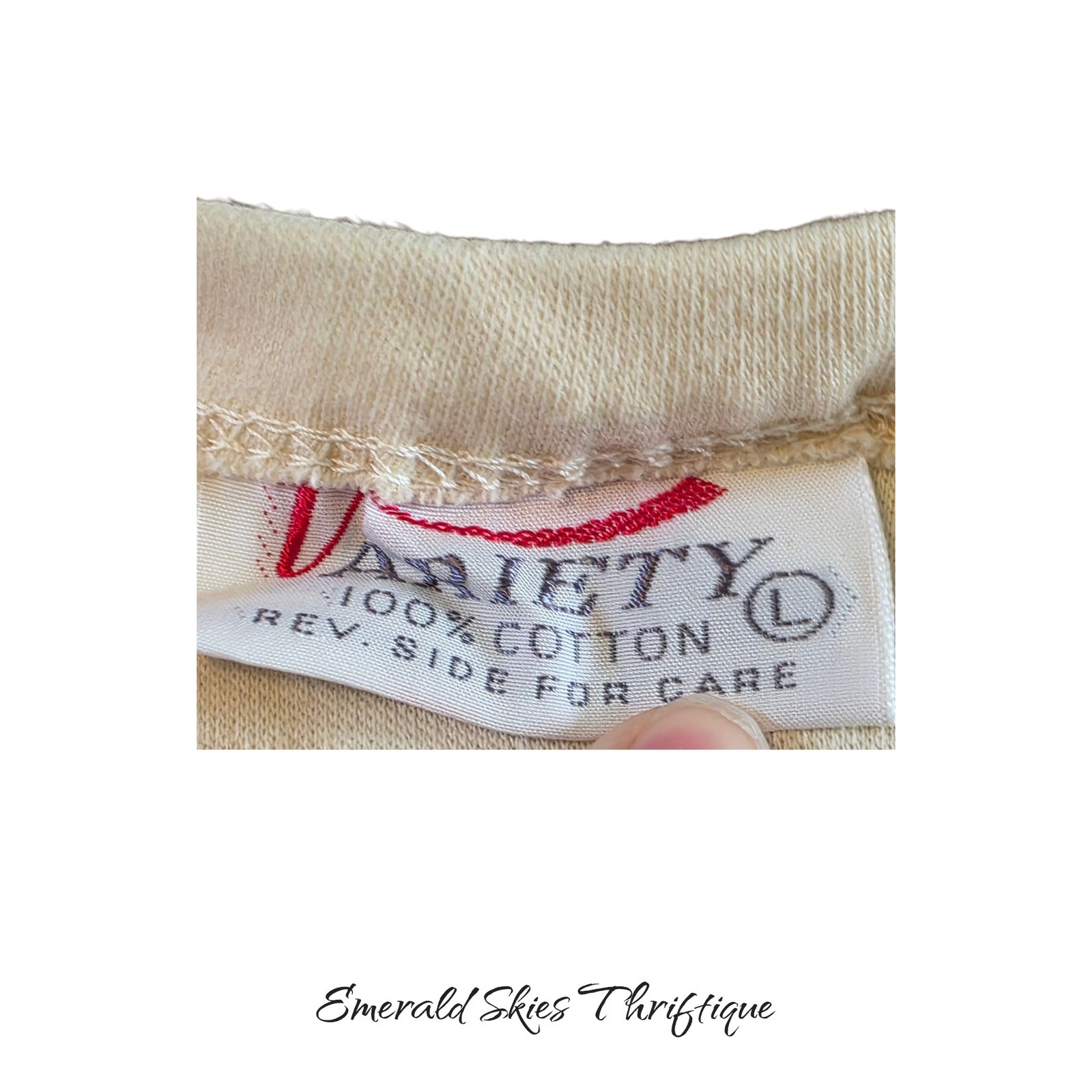 Vintage variety coco-cola coco cola single stitch size large hot dog NOS
