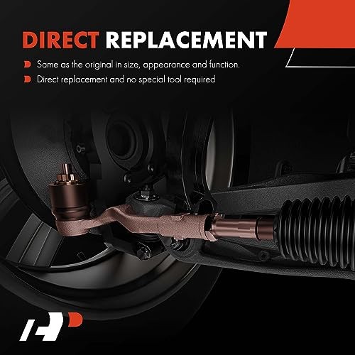 2 x Front Outer Tie Rod Ends, Compatible with Honda Accord 2018-2023