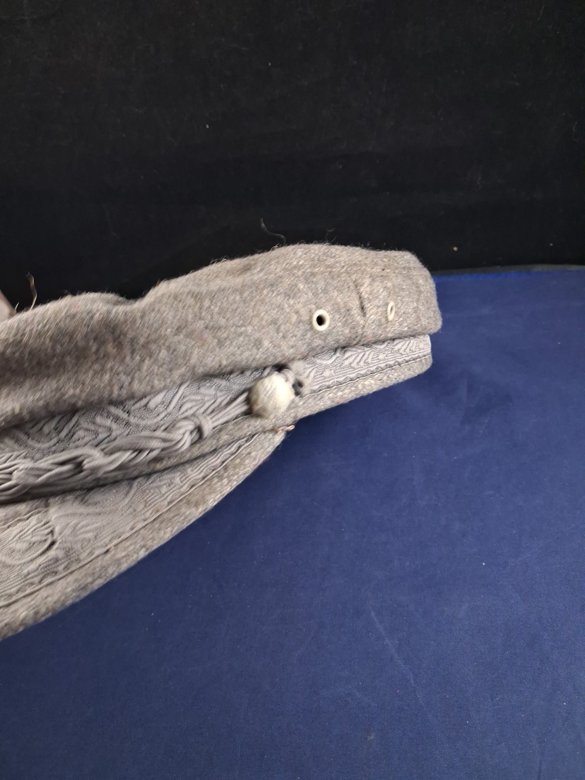 Vintage Greek Fishermans Hat Made In Greece 7 1/2 Fitted Wool Captain *18FB