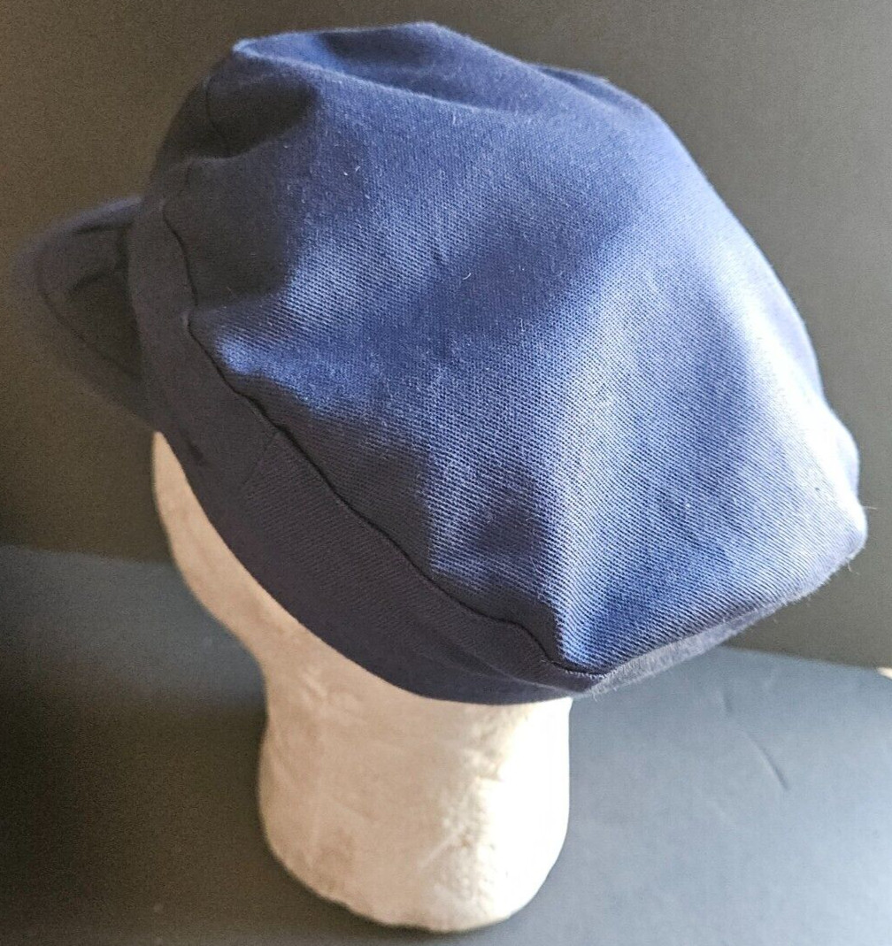 GREEK FISHERMAN’S CAP. MADE IN GREECE. BLUE WITH NICE EMBROIDERY. SIZE M / 7 1/8