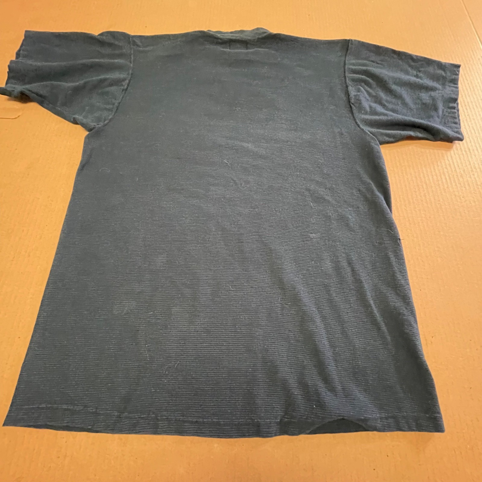 Vintage Notre Dame T-Shirt M 1990s Galt Sand USA Made Navy Blue Arched Spellout