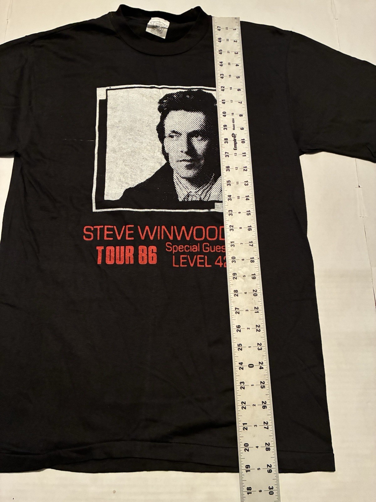 80s Steve Winwood Back in the High Life Rare Single Stitch Band Tee TRUE VINTAGE