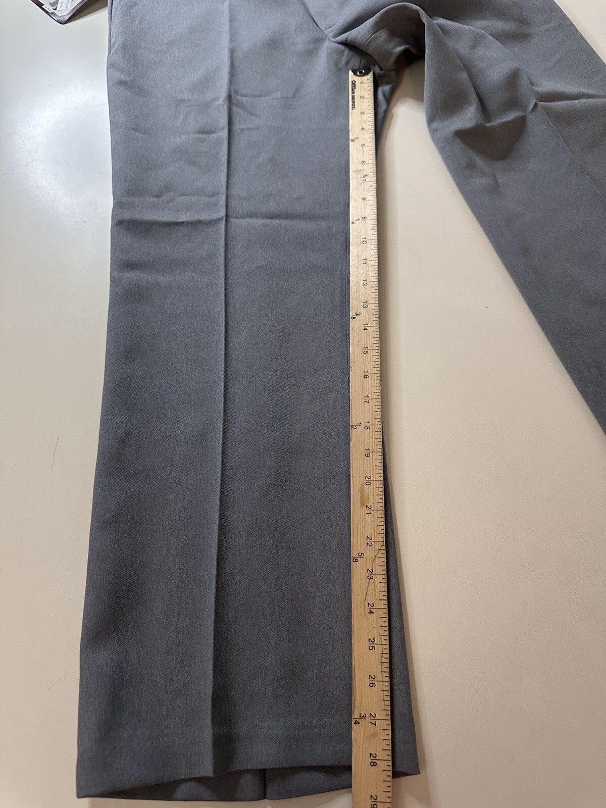 Vintage Levi’s Action Slacks Sta-Prest Gray Size 40×30 Made In USA