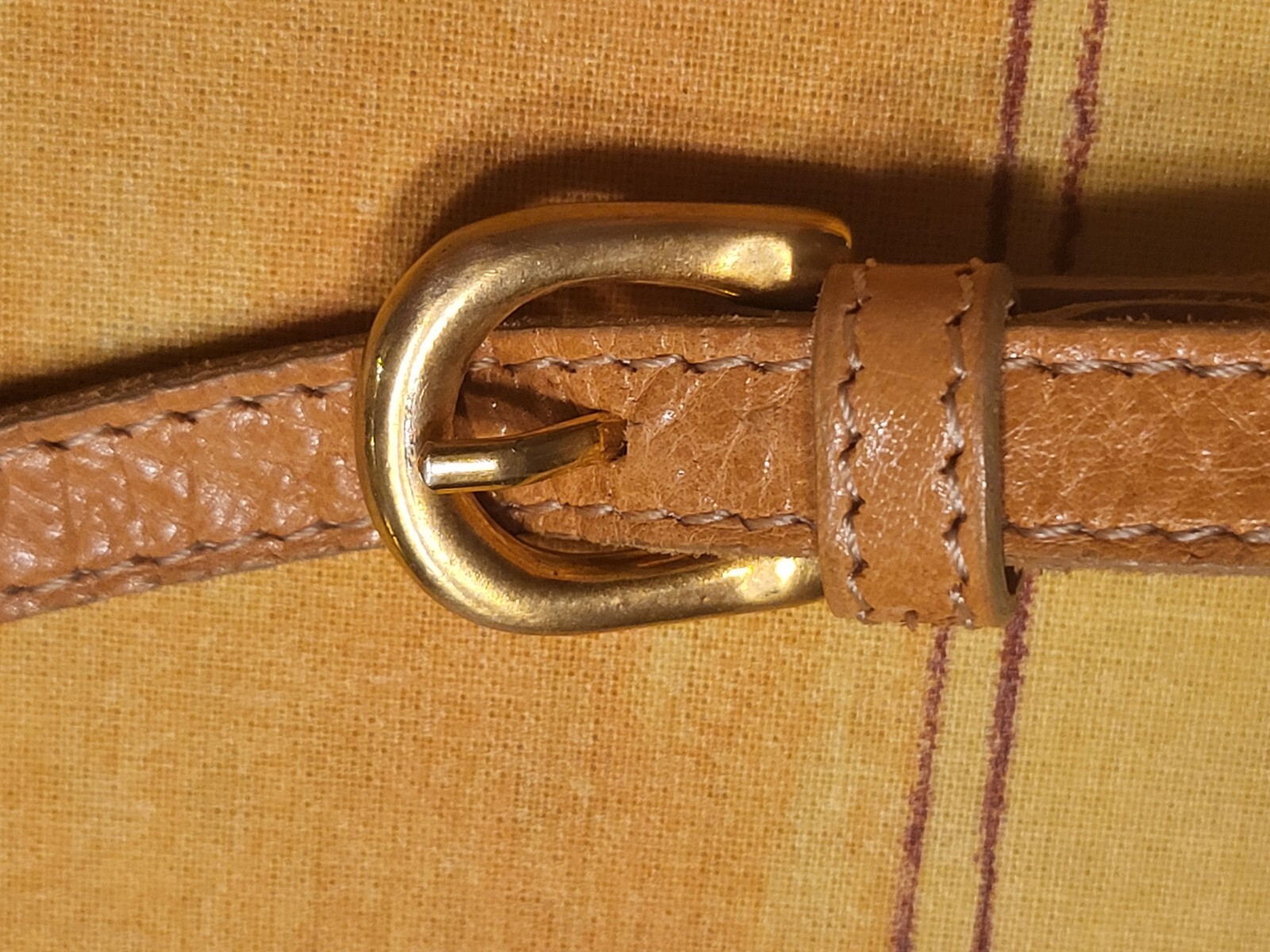 Vintage 1980s Tan Camel Leather Clutch Or Shoulder Bag Crossbody Albert Nipon