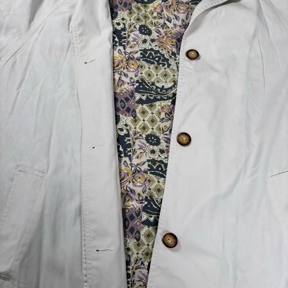 vintage italian boutique chalon styled in italy cream trench coat old money rare