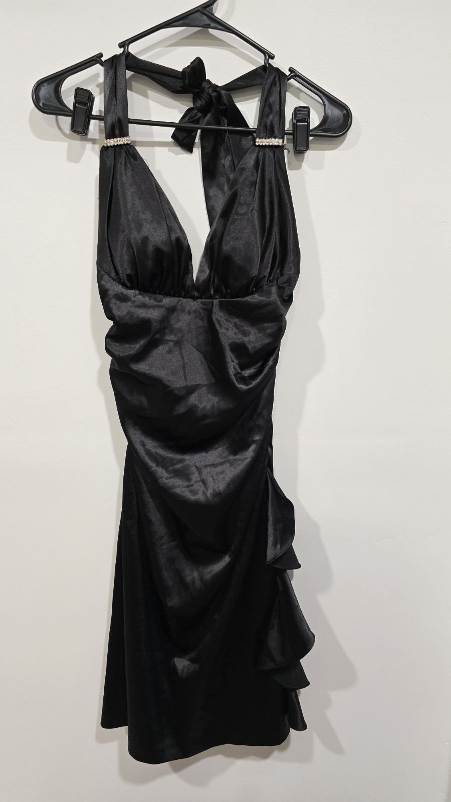 Betsy & adam Vintage 90’s prom formal sexy dress! Size 8 Black