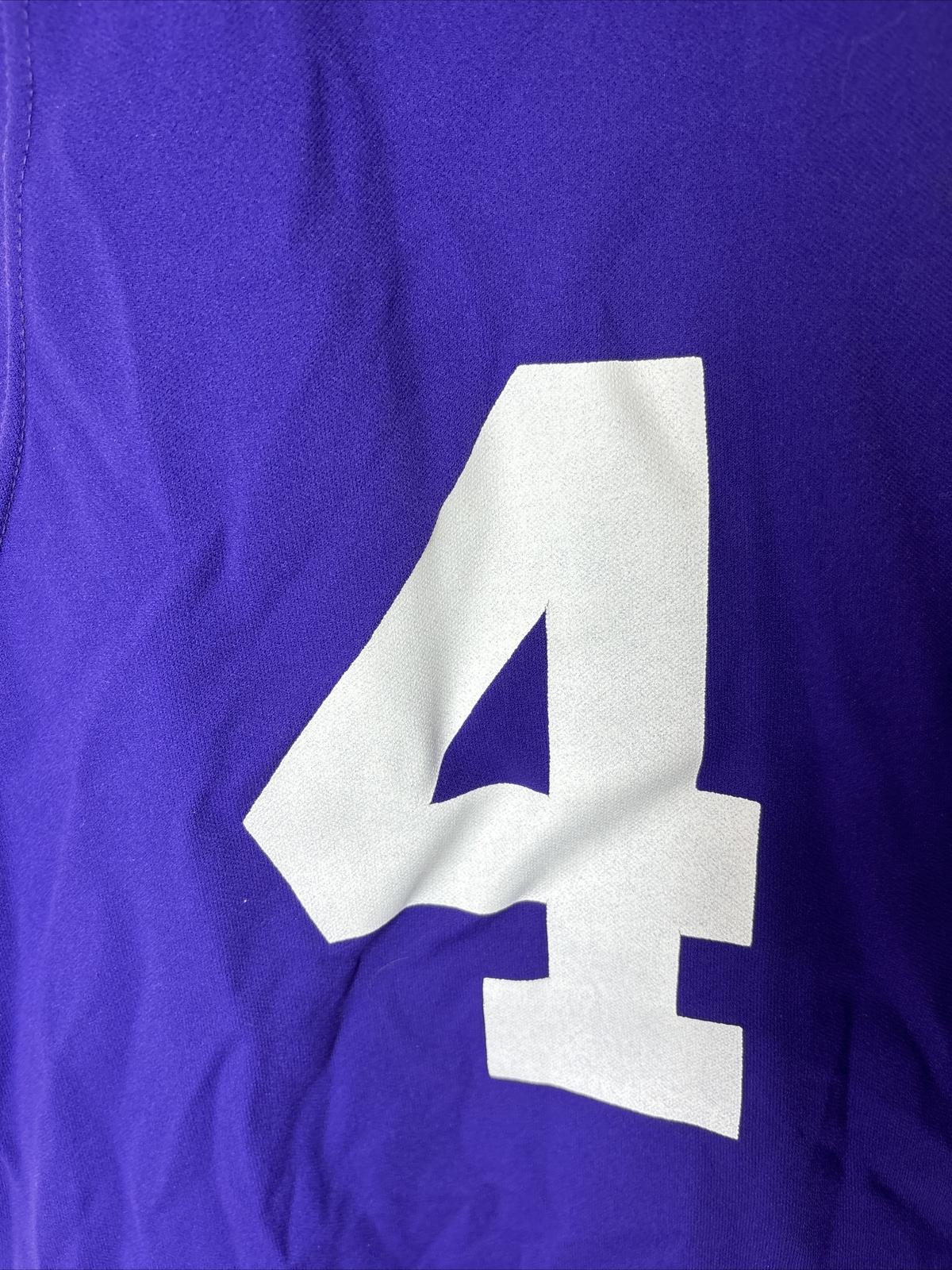 60s VTG FELCO BASKETBALL Jersey Avondale Indiana Tank Top Sewn Med Purple #4