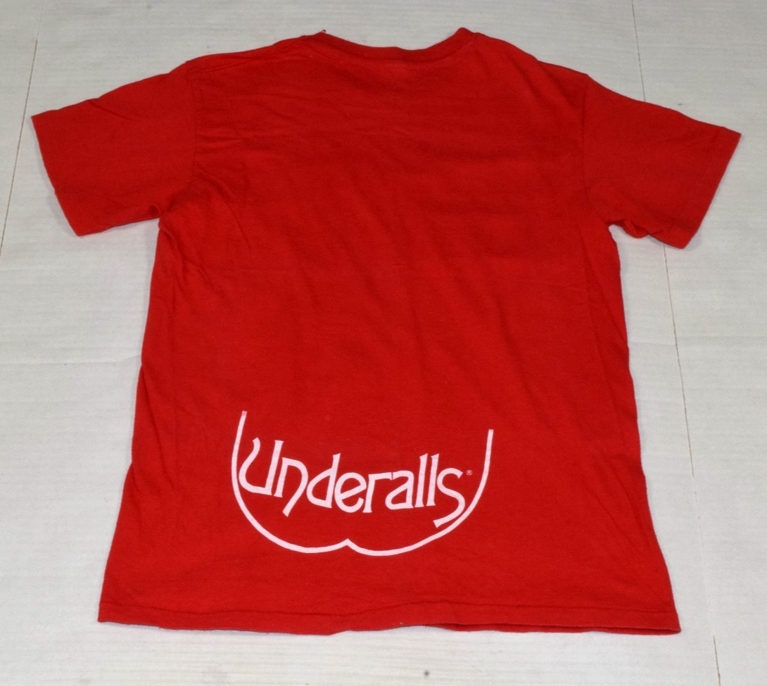 Vintage T-Shirt Hanes Size M 70s Single Stitch Show Your Underalls Double Sided