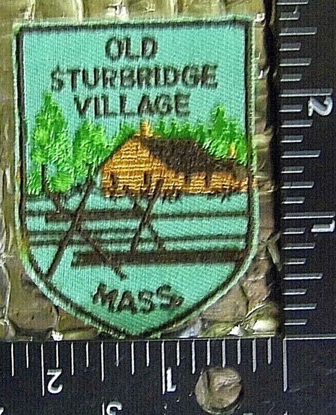 Vintage Patch Old Sturbridge Village Mass FREE SHIPPING
