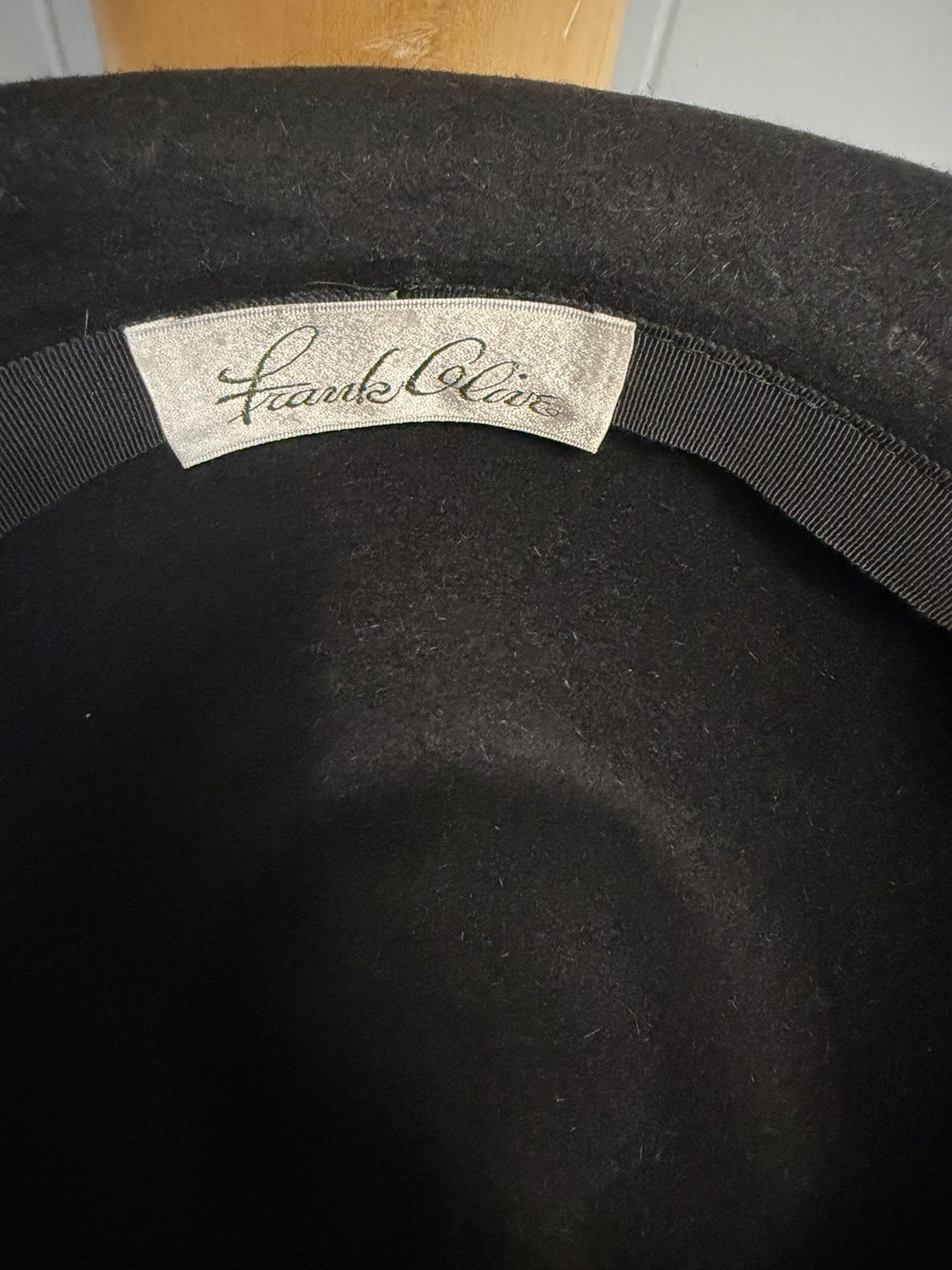 Frank Olive Vintage Art Deco Style Hat Black And White With Original Box