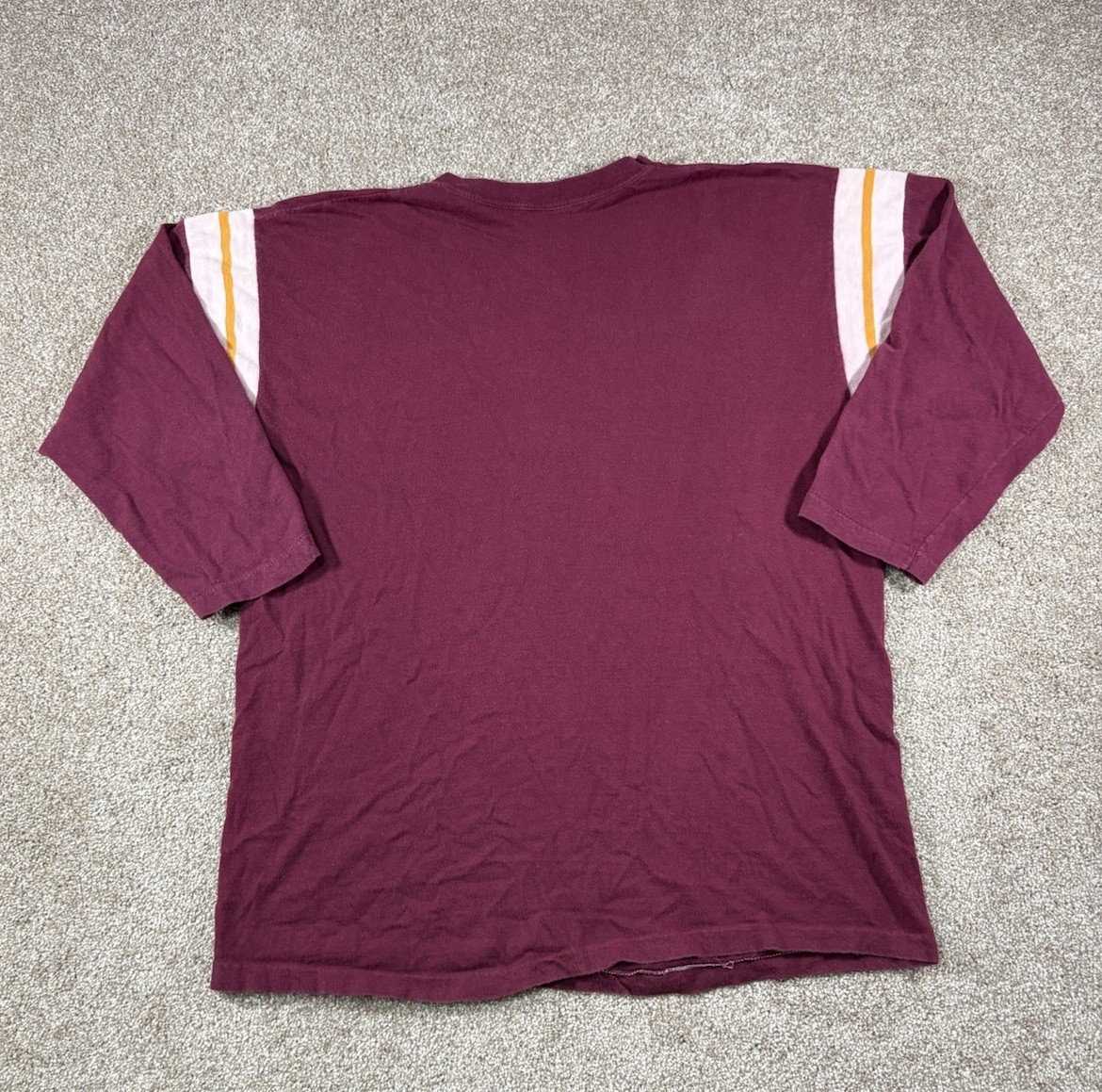 Vintage Sportswear 3/4 Sleeve Football Shirt 100% Cotton • Size XL (46)