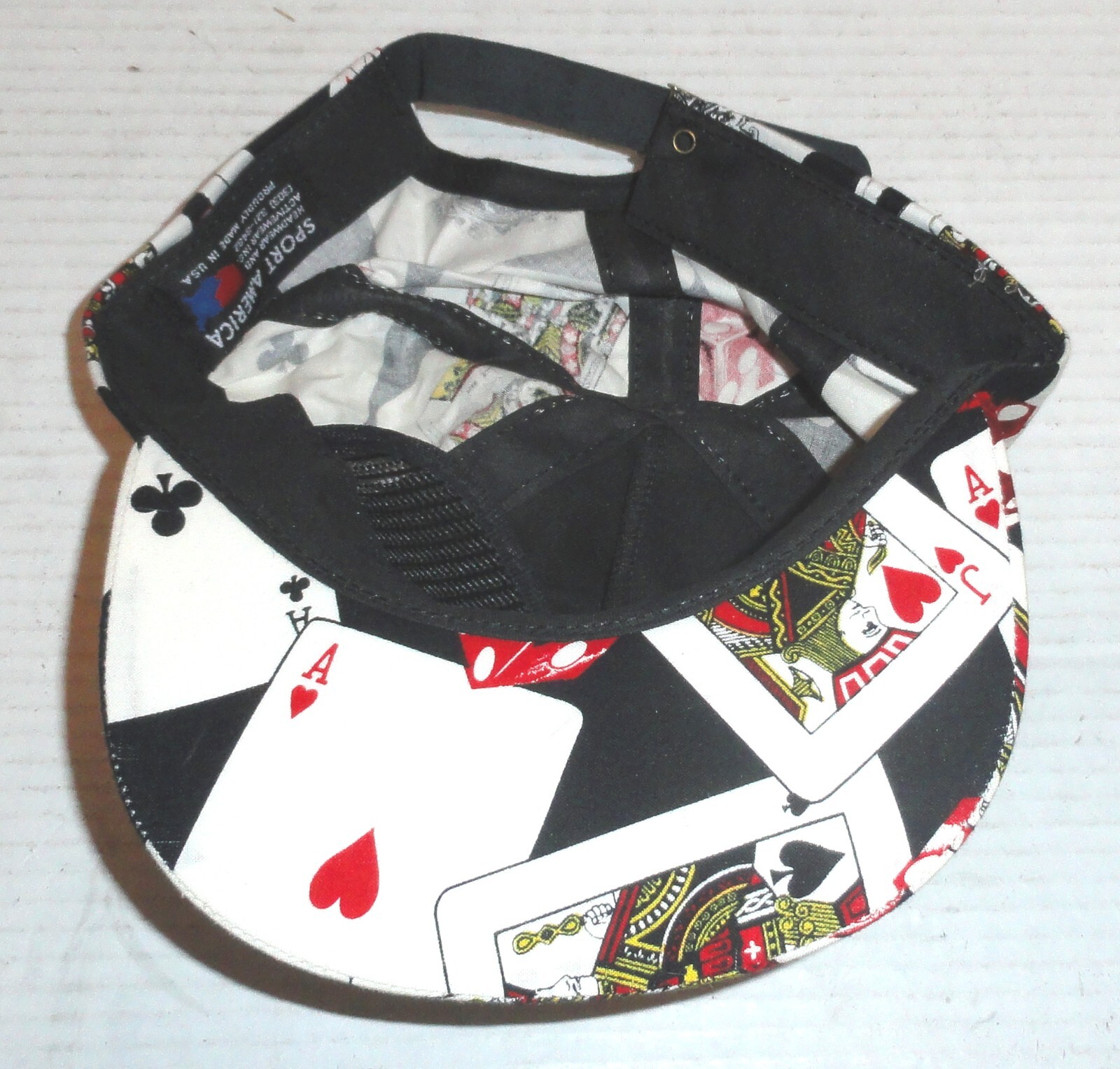 Vintage Sport America Joker Las Vegas Unisex Adult Strapback Adjustable Hat