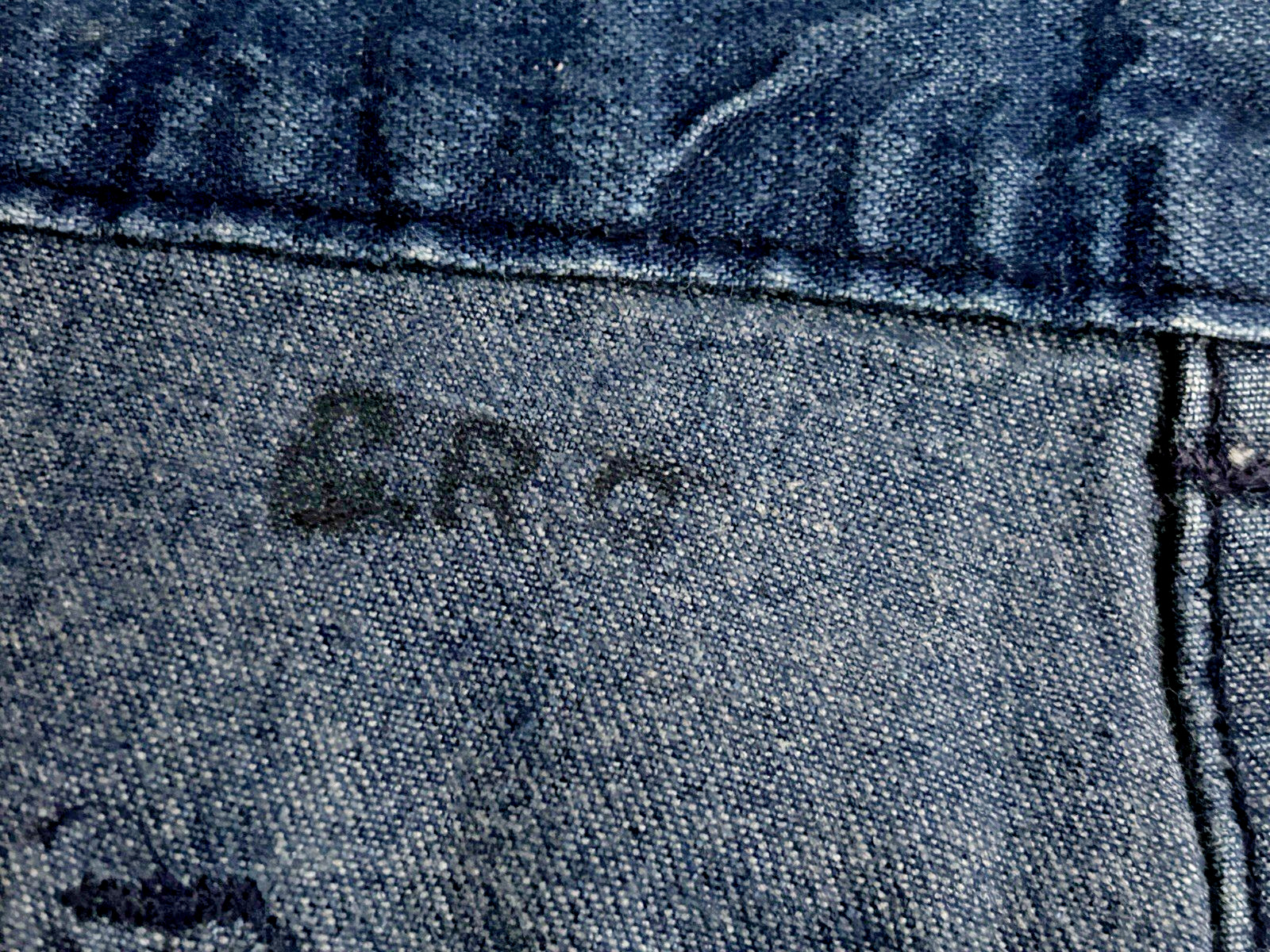 Vintage 70s Dungarees US Navy Issued Sailor Flared Jeans 38 x 32