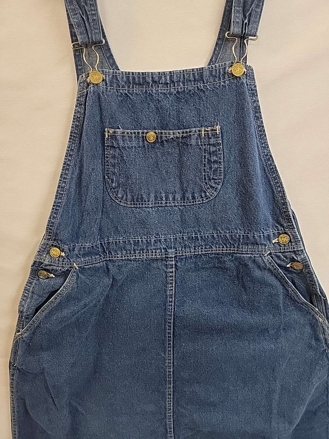 70s Vintage Pointer Brand Womans Overall Skirt Sz 15 Rockabilly Country Rare