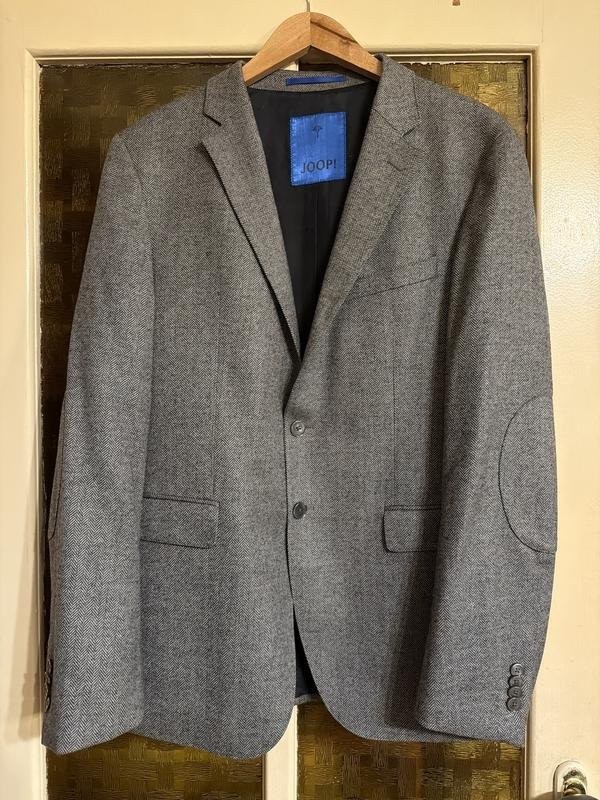 Men JOOP! grey cotton blazer 50