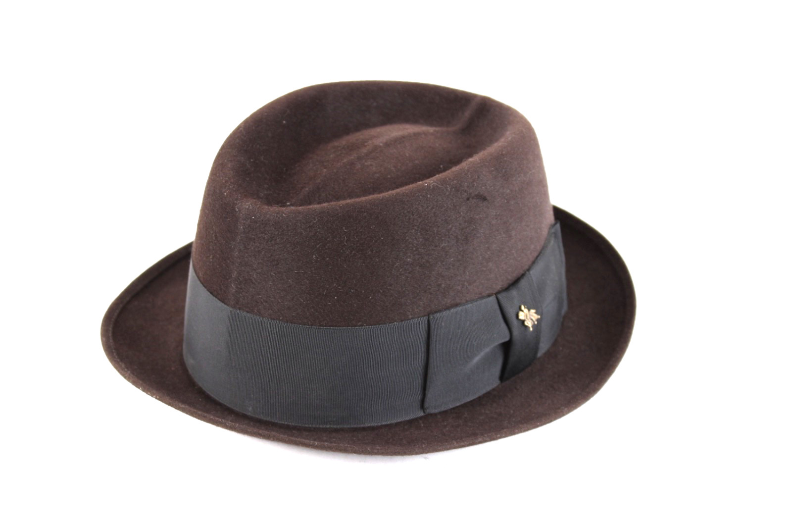 Vintage 1960s Stetson Royal Deluxe Fedora Hat Mens Size 7 1/8