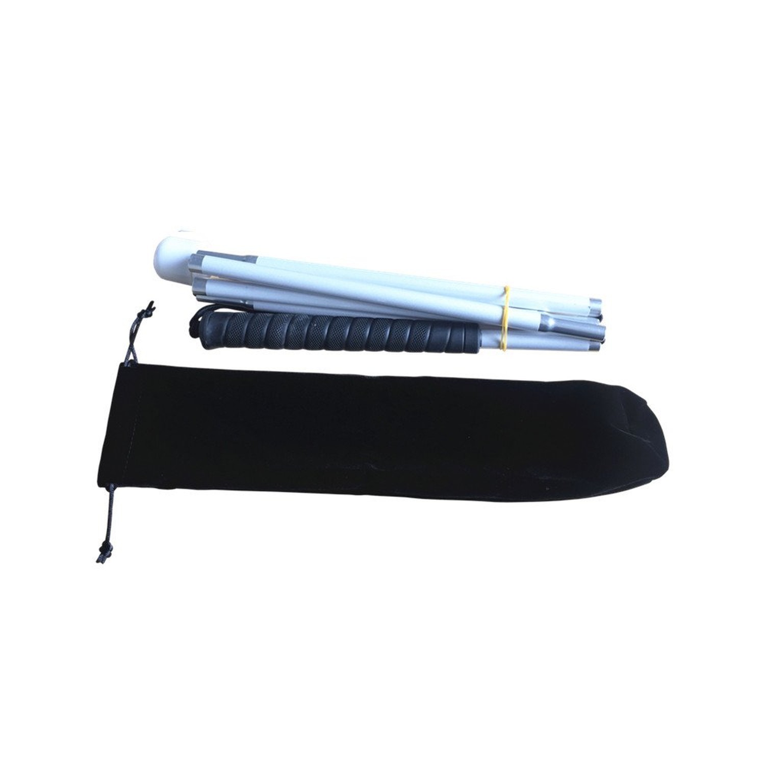 Aluminum Mobility Folding Cane for The Blind (Folds Down 5 Sections) (115cm (…