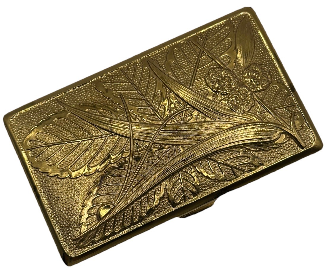 Elgin American Vintage Carry All Clutch Minaudiere Evening Purse Compact