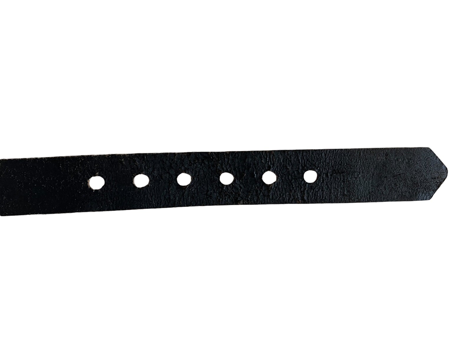 Fiorucci Vintage Kids Brown Leather Red T-Rex Engraved Logo Belt Size M 24-30