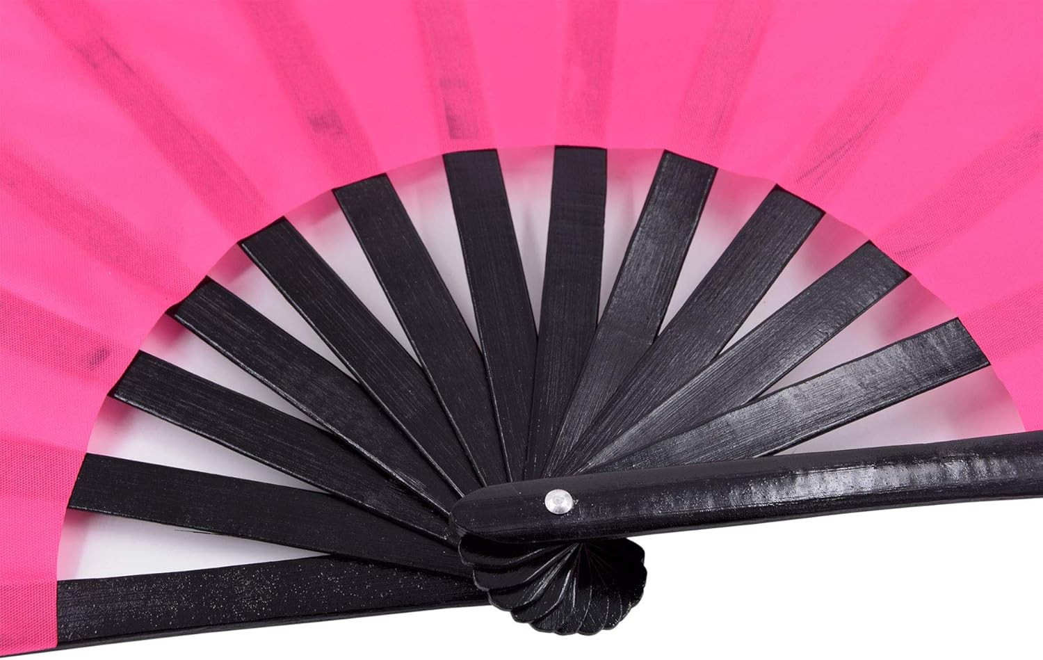 Large Folding Hand Rave Fan for Women/Men, Chinease/Japanese Bamboo And