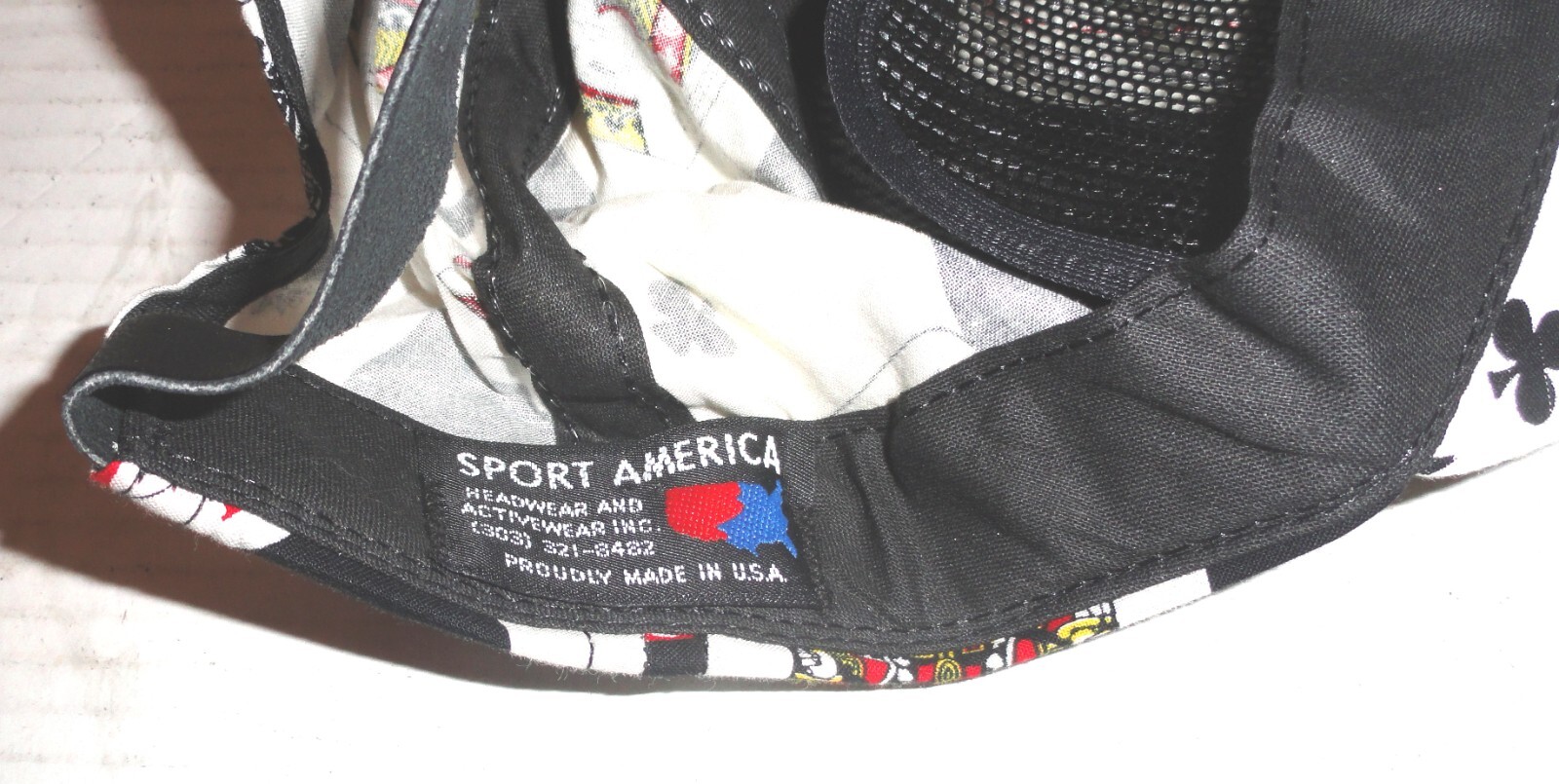 Vintage Sport America Joker Las Vegas Unisex Adult Strapback Adjustable Hat